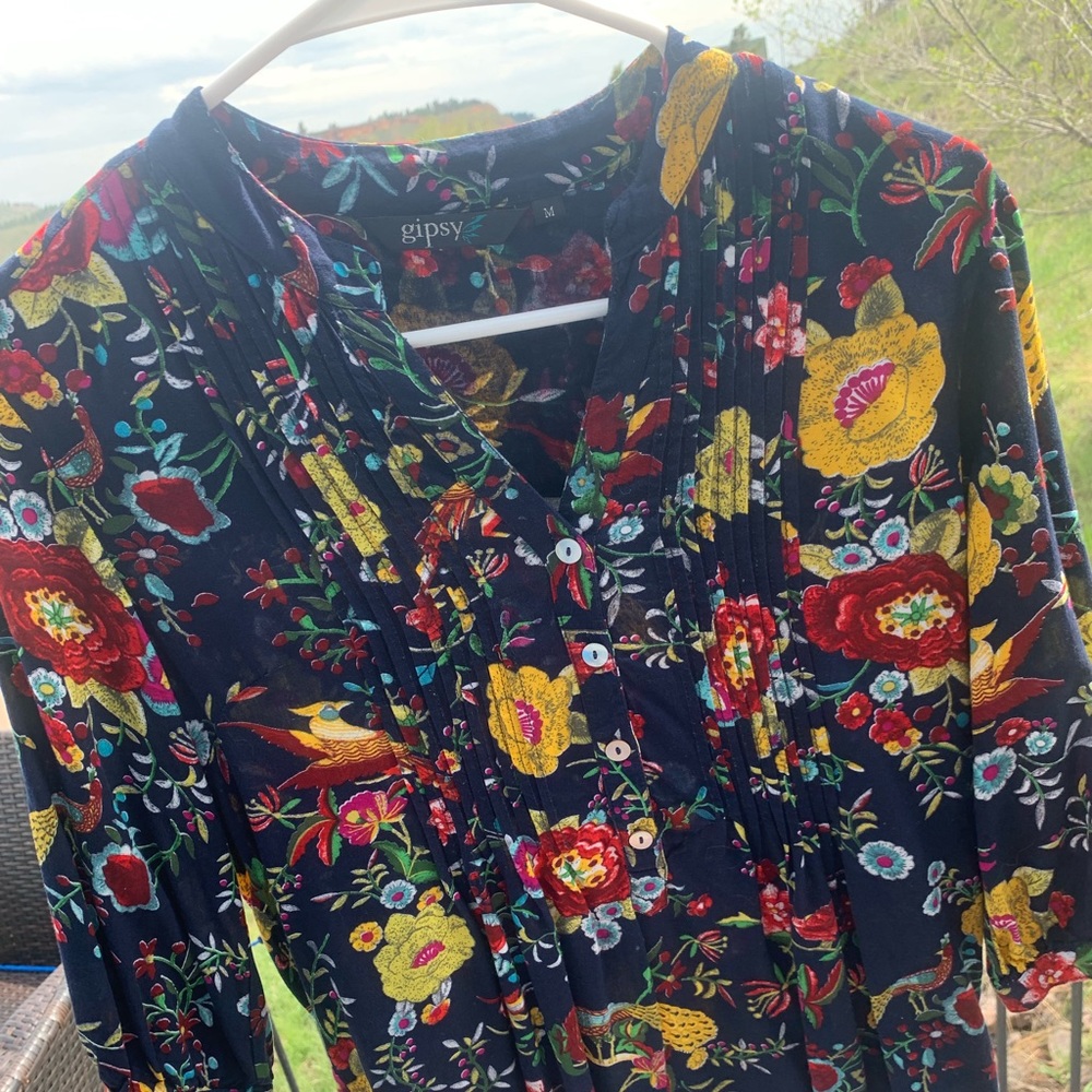 Floral Button Shirt from India